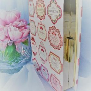 New Cream Vintage Book Style Clutch